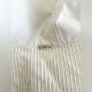 White Nautica 34c sports bra